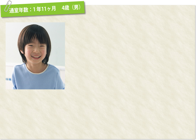 Number of year(s) studying at HEGL:1year 11months,4year old (boy)
